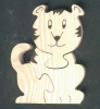 Puzzle  bois 3 pi�ces tigre Fr�ne
