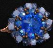 Broche Hopen bleu violet