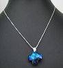 Collier argent pendentif Swarovski Croix