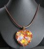 Collier pendentif Grand coeur Hyacinth