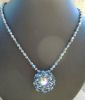 Collier pendentif Latitude Bleu H�matite