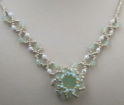 Opal tender green Syros necklace kit