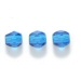 Facette 4 mm  capri blue x 20