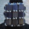 Bague carr&eacute;e Tila Blue Jean's