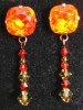 Kit boucles d'oreilles Hyacinth kaki
