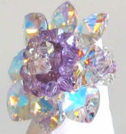Mauve Bermude bead ring kit