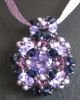 Pendentif en kit Andros Indigo violet