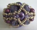 Violet Omega beaded bead kit