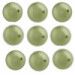 Swarovski 5810 8mm round Pearl Light green x 10