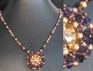 Plum golden latitude Necklace instructions