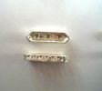 Swarovski crystal strass deivider 3 holes  x 2