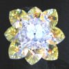 Silver Shade Crystal Bermude bead ring kit