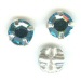 Strass 4 mm Aquamarine x 10