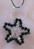 Black and crystal hanging Star
