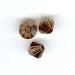 Swarovski 4mm bicone bead  Light smoke topaz satin