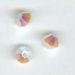 Swarovski 4mm bicone bead  White Alabaster Ab2x