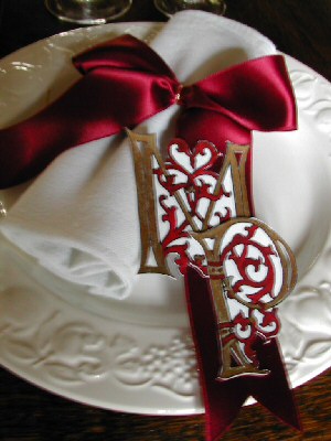 festive table decoration
