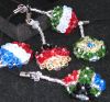 Bijoux de sac, bagues football