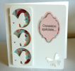 Carte en scrap fait-main