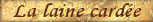Laine card�e et feutrage