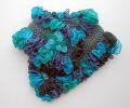 col frou-frou laine fait main