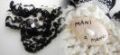 col frou-frou laine fait main