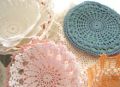 napperon et corbeille crochet