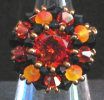 bague en perles Swarovski pour Halloween
