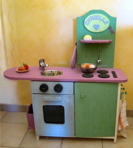 En bois enfant Enfant décor cuisine