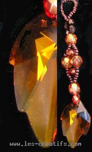 feuille cristal swarovski