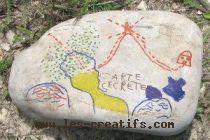Bricolage Carte secrète sur pierre