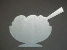 Sticker m�tal GLACE 15 cm