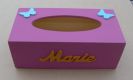 Bo�te � mouchoirs en bois