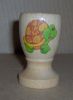 Coquetier personnalis� en bois : Tortue