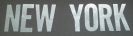 Lettre d�co NEW YORK