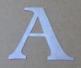 Lettre enseigne en zinc 2D