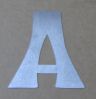 Lettre enseigne en zinc 2D