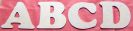 Lettres bois Mod�le MARINE