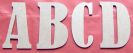 Lettres bois Mod�le SLIMLOFT