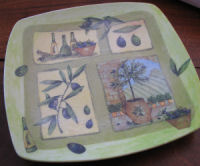 serviettage sur porcelaine
