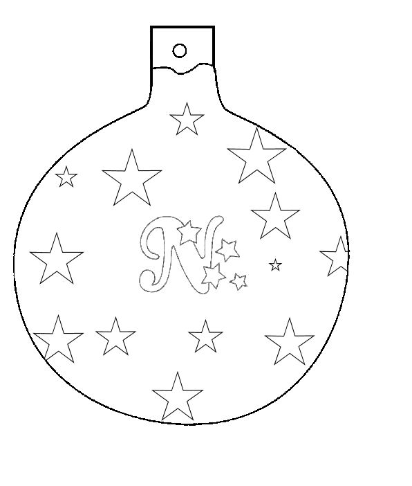 coloriage boule de No�l
