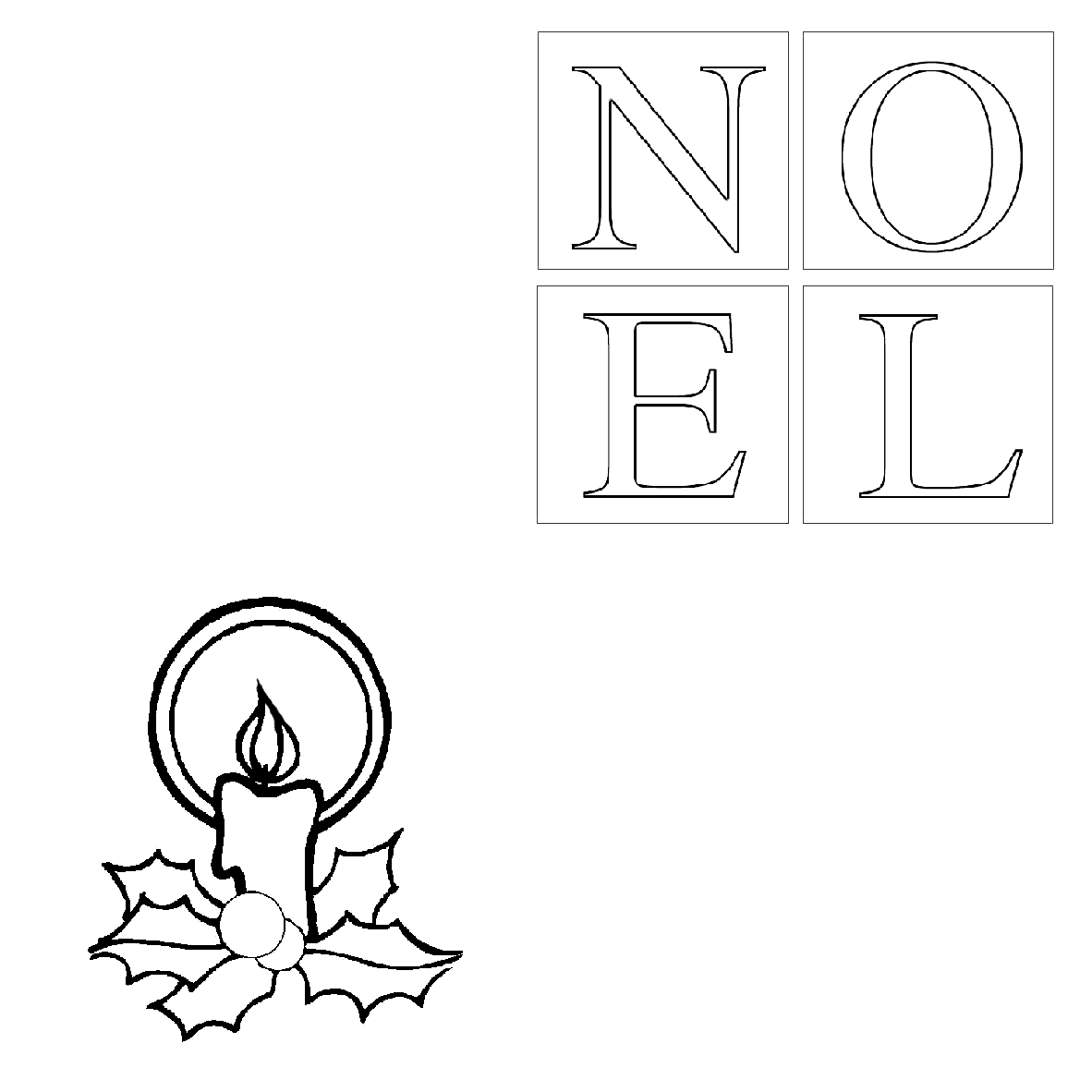 carte de  No�l