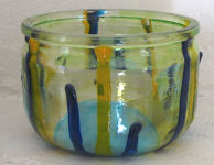 peinture sur verre pour photophore