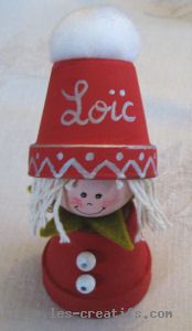 Décorations de Tables pour Noël , idées déco ! Pot_bonhomme_marque