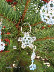 décors de Noël en perles de cristal