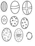 coloriage oeufs de paques