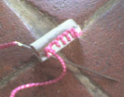 perle en point de broderie