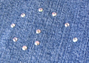 motif strass escargot