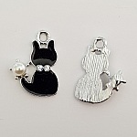 Breloque Chat N°13 X 10 Pièces
