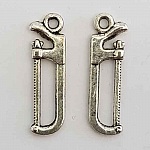 Breloque Outil Scie N°01 Argent